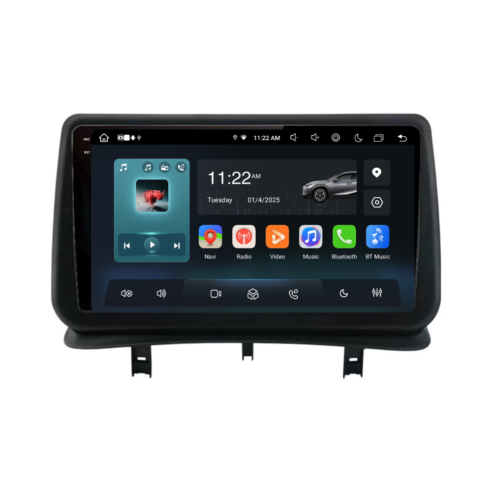 Navigatie Renault Clio 3 (2005-2014), Ecran 9 inch, 8GB RAM 256GB, 8-core [3]