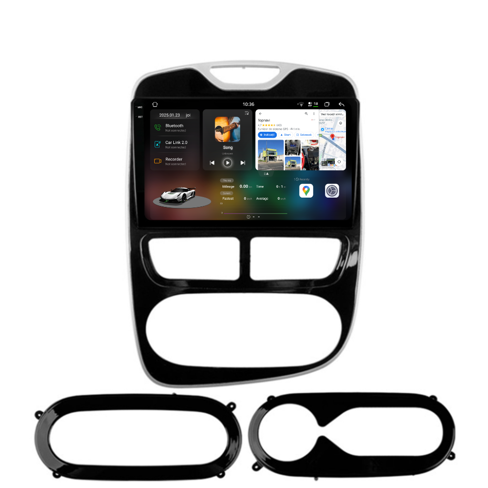 Navigatie Renault Clio 4 (2012-2016), Ecran 10 inch 2K, 12GB RAM 256GB, 8-core [1]