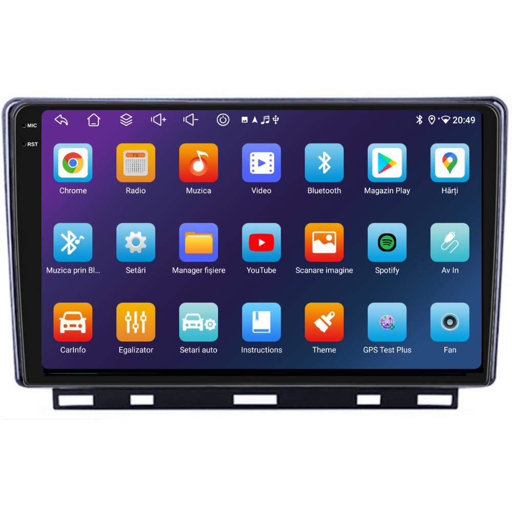 Navigatie Renault Clio 5 (2019+), Ecran 9 inch, 6GB RAM 128GB, 8-core [4]