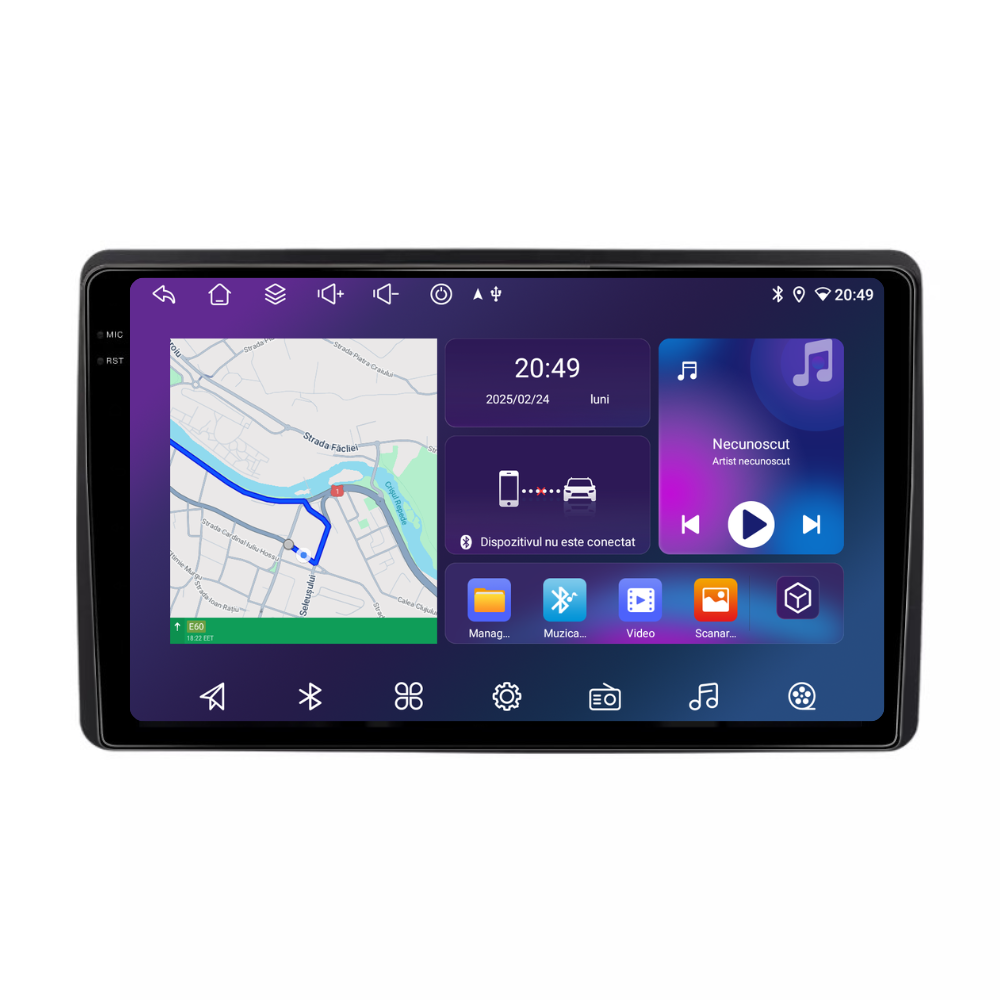Navigatie Renault Express (2020+), Ecran 9 inch, 4GB RAM 64GB, 8-core [3]