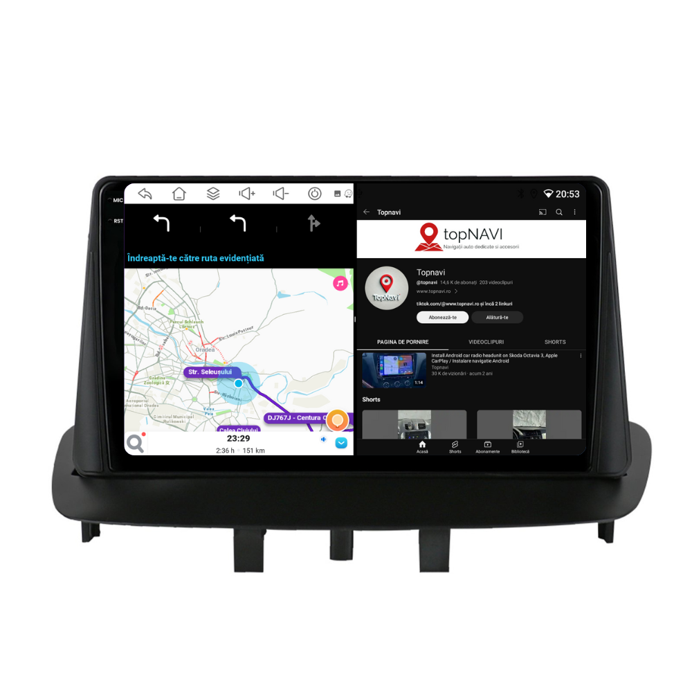 Navigatie Renault Fluence (2009-2017), Ecran 2K, 8GB RAM 256GB, 8-core [5]