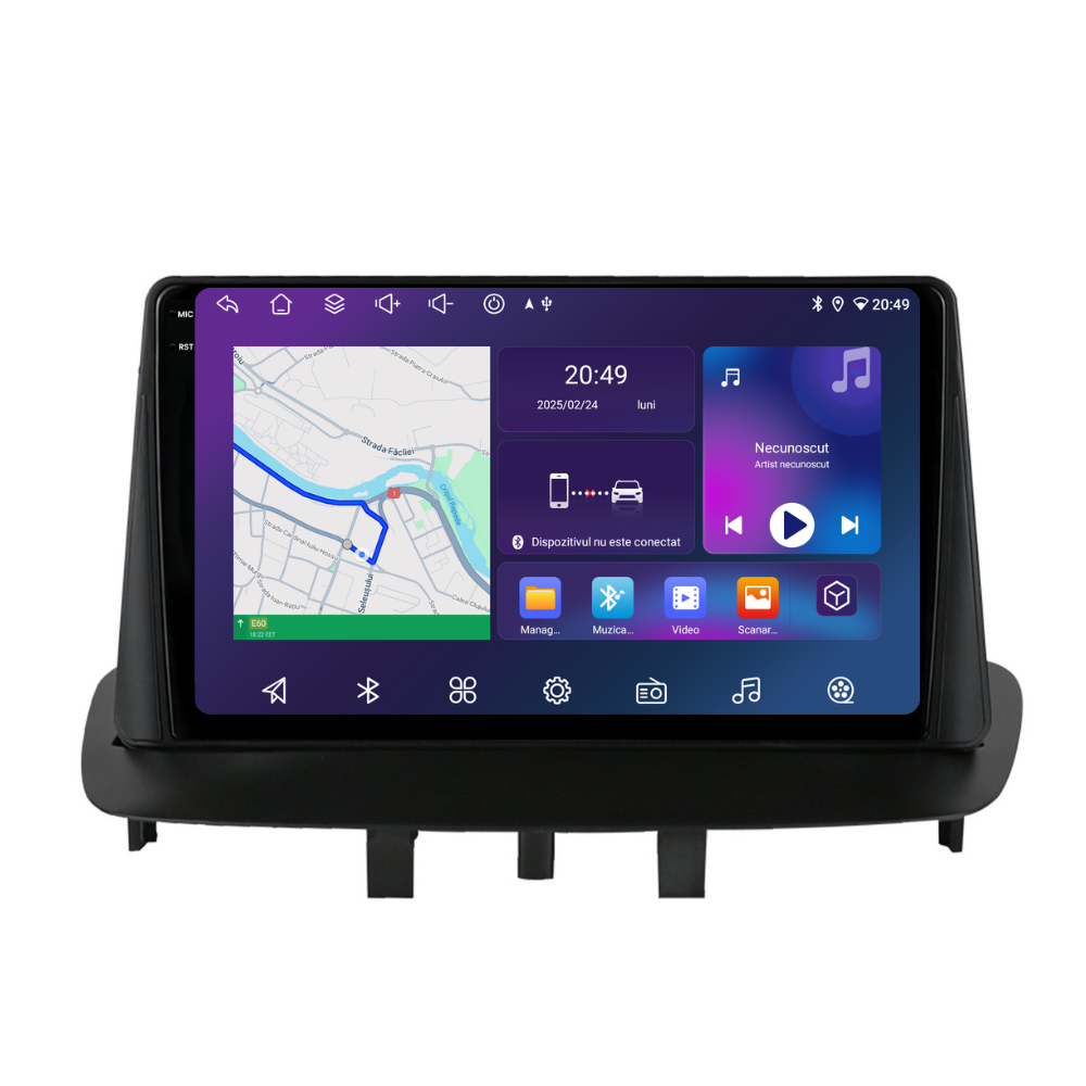 Navigatie Renault Fluence (2009-2017), Ecran 9 inch, 6GB RAM 128GB, 8-core [1]