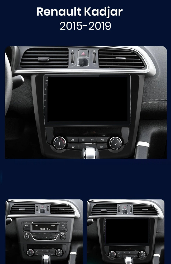 Navigatie Renault Kadjar 2015-2019, Android 12, 4GB RAM 64GB, 4core [5]