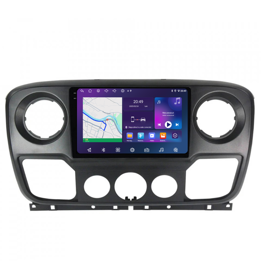 Navigatie Renault Master (2010-2020), Ecran 10 inch, 6GB RAM 128GB, 8-core [1]