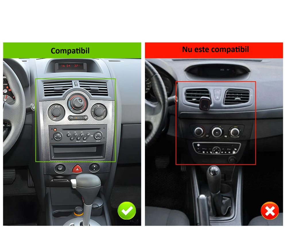 Navigatie Renault Megane 2 (2002-2009), ecran 7 inch, 2GB RAM 64GB [2]