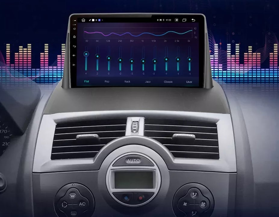 Navigatie Renault Megane 2 (2002-2009), Ecran 9 inch, 1GB RAM 32GB [4]