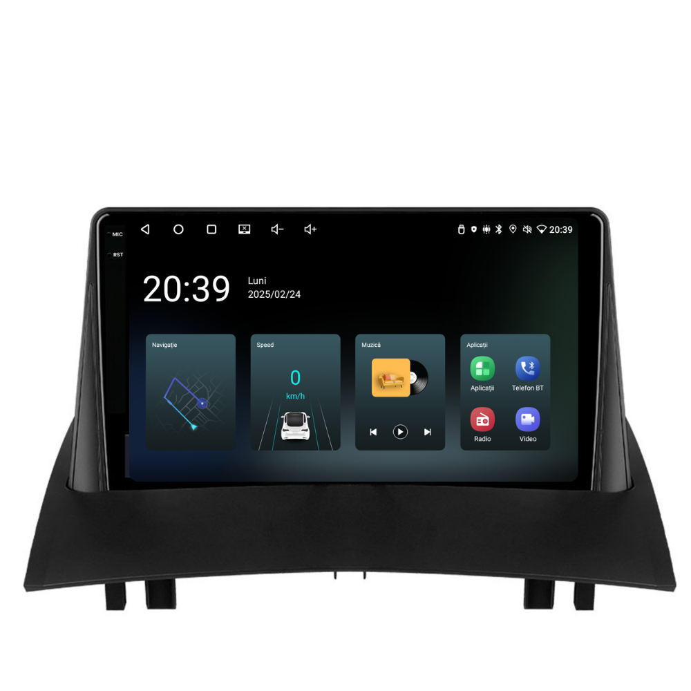 Navigatie Renault Megane 2 (2002-2009), Ecran 9 inch, 4GB RAM 64GB, 4-core [4]