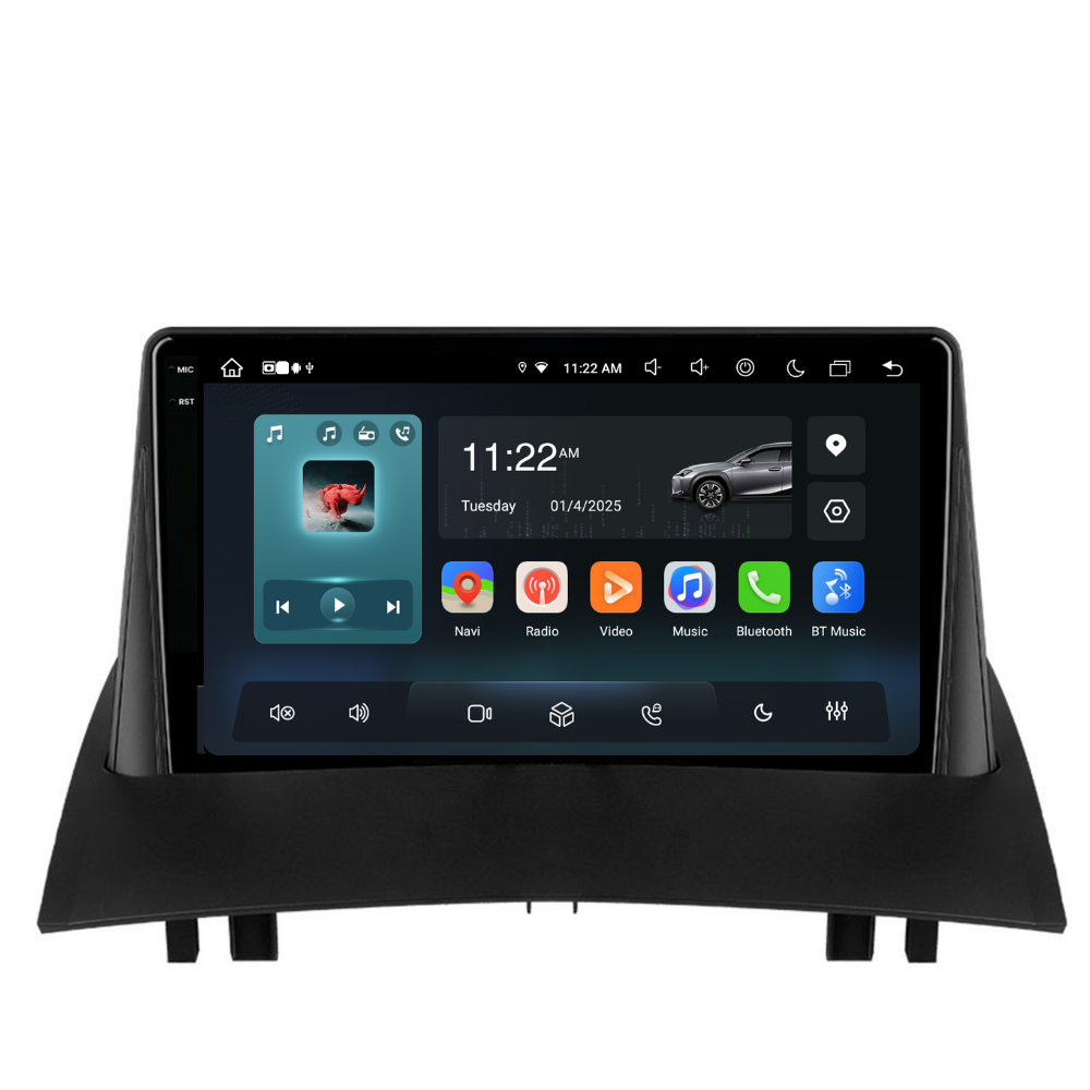 Navigatie Renault Megane 2 (2002-2009), Ecran 9 inch, 8GB RAM 256GB, 8-core [4]