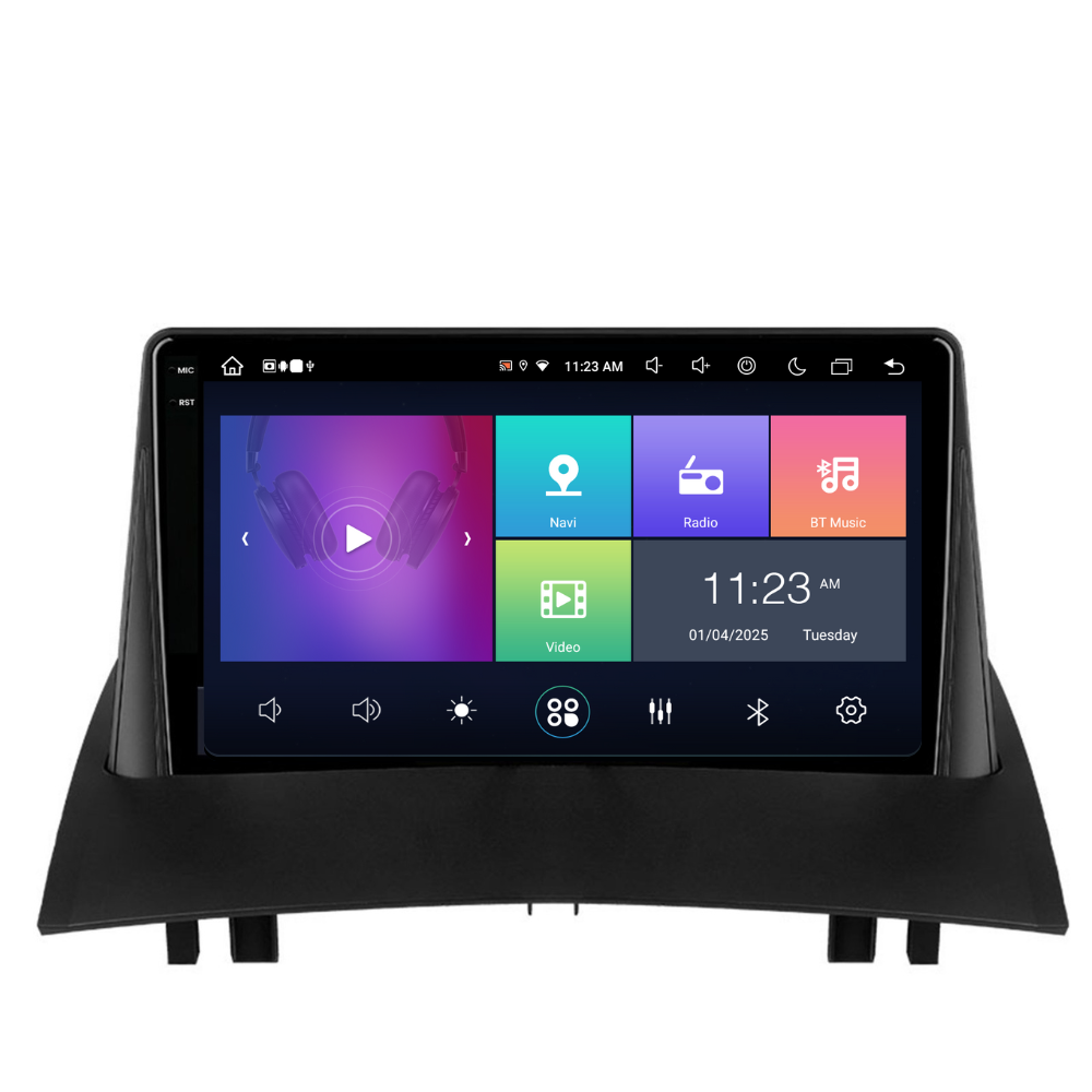 Navigatie Renault Megane 2 (2002-2009), Ecran 9 inch, 8GB RAM 256GB, 8-core [6]