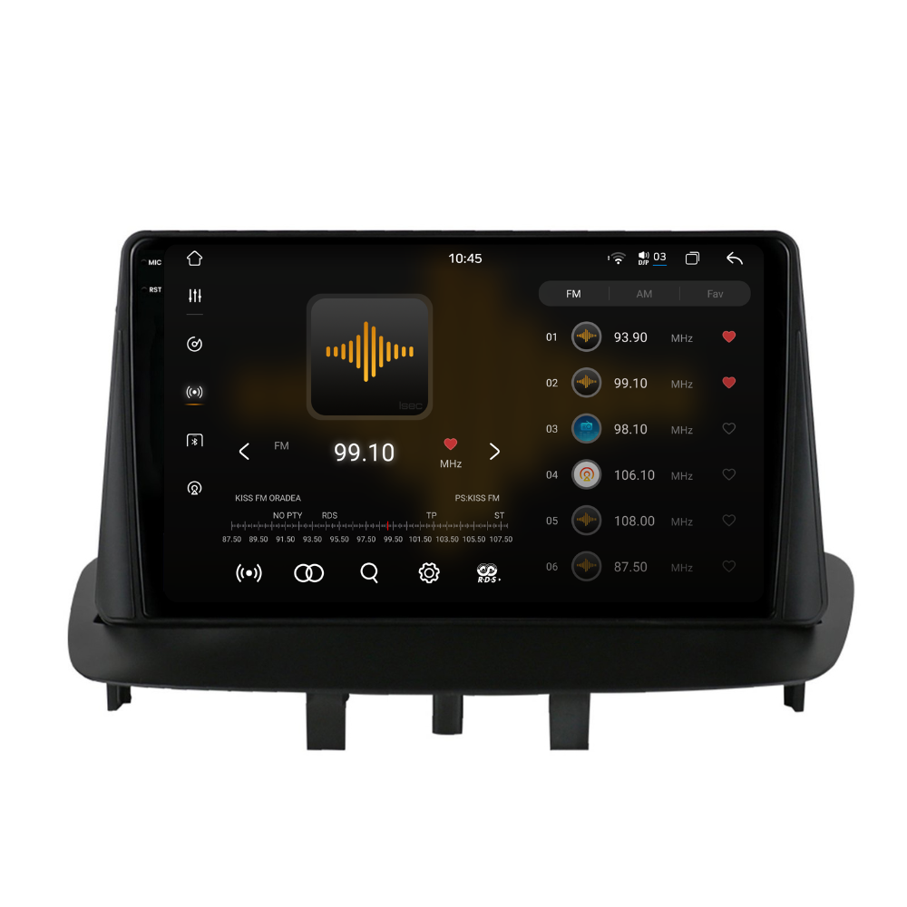 Navigatie Renault Megane 3 (2008-2016), Ecran 9 inch 2K, 12GB RAM 256GB, 8-core [2]