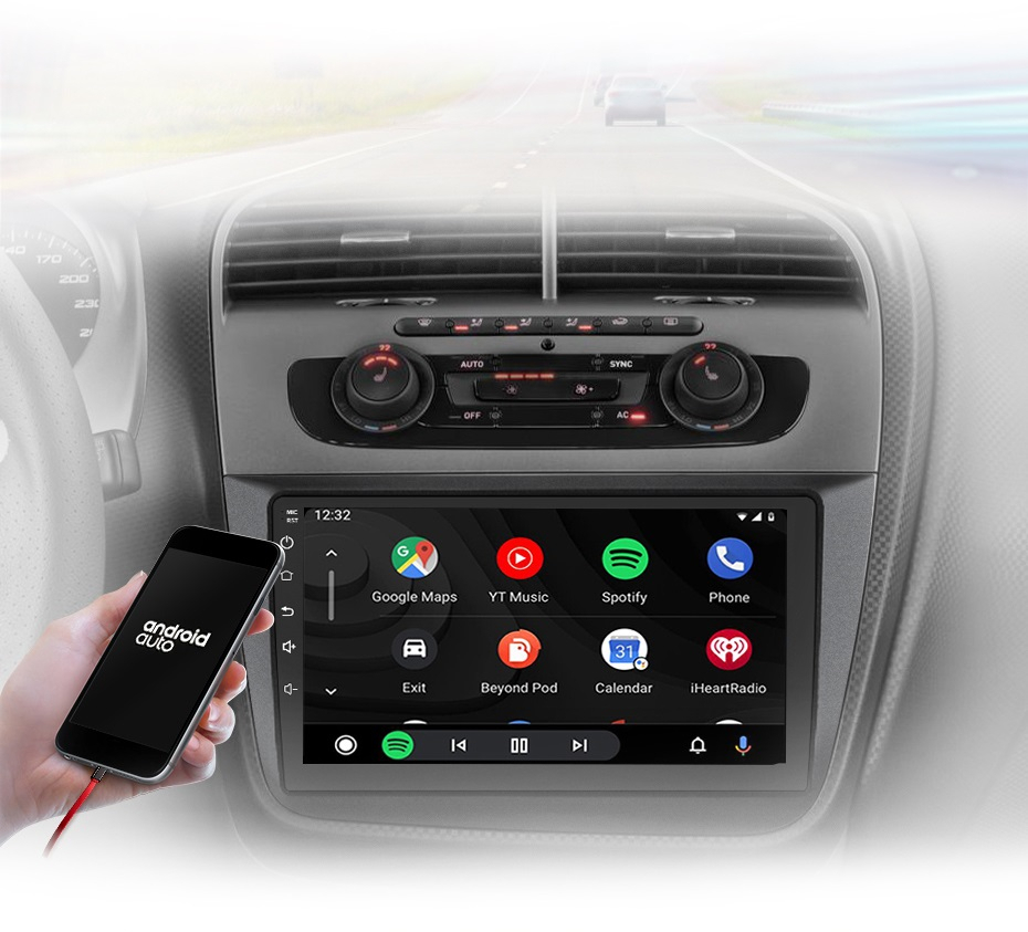 Navigatie Seat Altea (2004-2015), Ecran 9 inch, 1GB RAM 32GB [4]