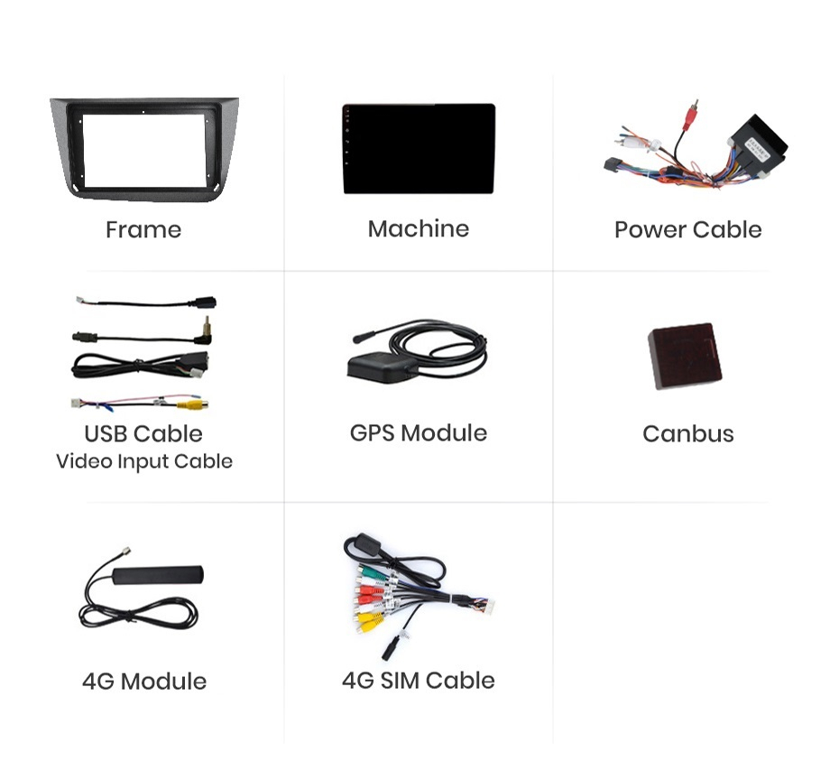 Navigatie Seat Altea (2004-2015), Ecran 9 inch, 6GB RAM 128GB, 8-core [6]