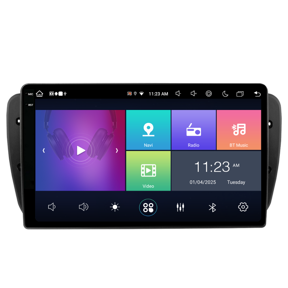 Navigatie Seat Ibiza 6J (2009-2013), Android, Ecran 2K, 4GB RAM 64GB, 8-core [1]