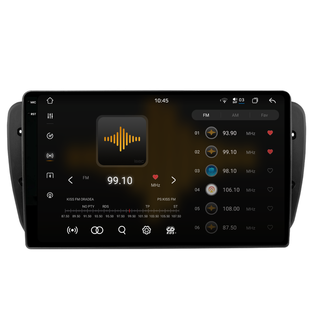 Navigatie Seat Ibiza 6J (2009-2013), Android, Ecran 9 inch 2K,12GB RAM 256GB, 8-core [2]