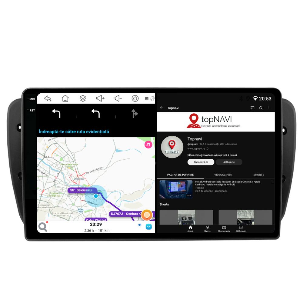 Navigatie Seat Ibiza 6J (2009-2013), Android, Ecran 9 inch, 4GB RAM 64GB, 8-core [5]