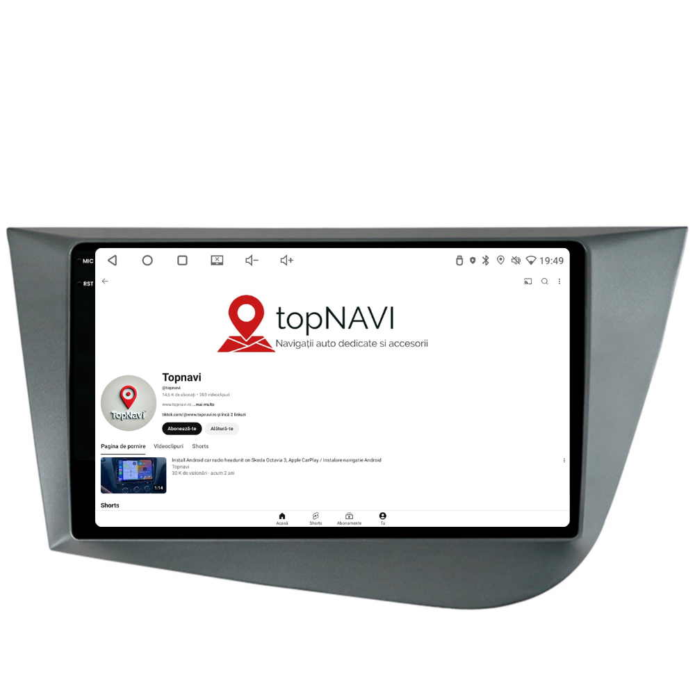 Navigatie Seat Leon (2005-2012), Ecran 9 inch, 8GB RAM 256GB, 8-core [2]