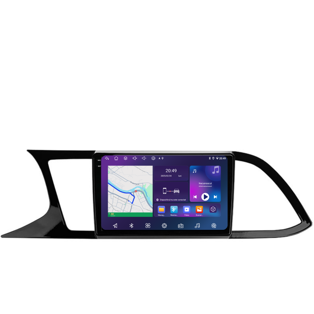 Navigatie Seat Leon 3 (2013-2020), Ecran 9 inch, 4GB RAM 64GB, 8-core [4]