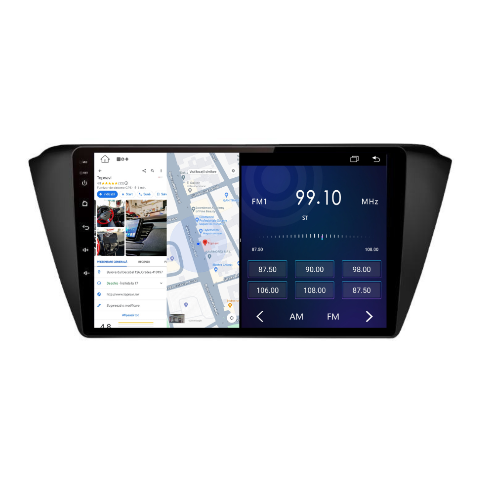Navigatie Skoda Fabia 3 2014-2019, Android 12, 1GB RAM 32GB, 9 inch [4]
