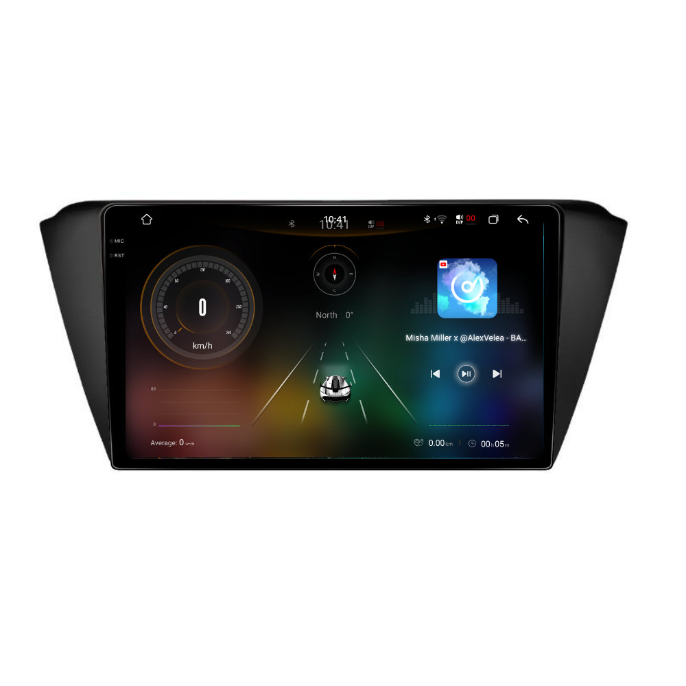 Navigatie Skoda Fabia 3 (2014-2019), Android, Ecran 9 inch 2K, 12GB RAM 256GB, 8-core [3]