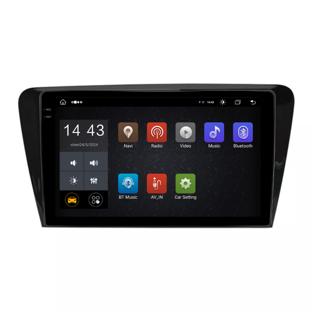 Navigatie Skoda Octavia 3 2013-2018, Android 13,Ecran 2K, 4GB RAM 64GB, Octa Core, carplay /android auto [2]