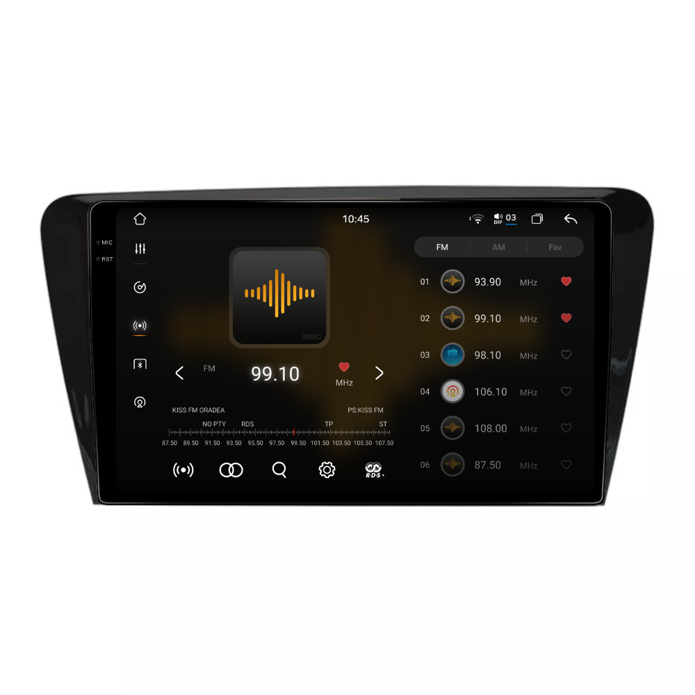 Navigatie Skoda octavia 3 (2013-2018), Android, Ecran 10 inch 2K, 12GB RAM 256GB, 8-core [2]