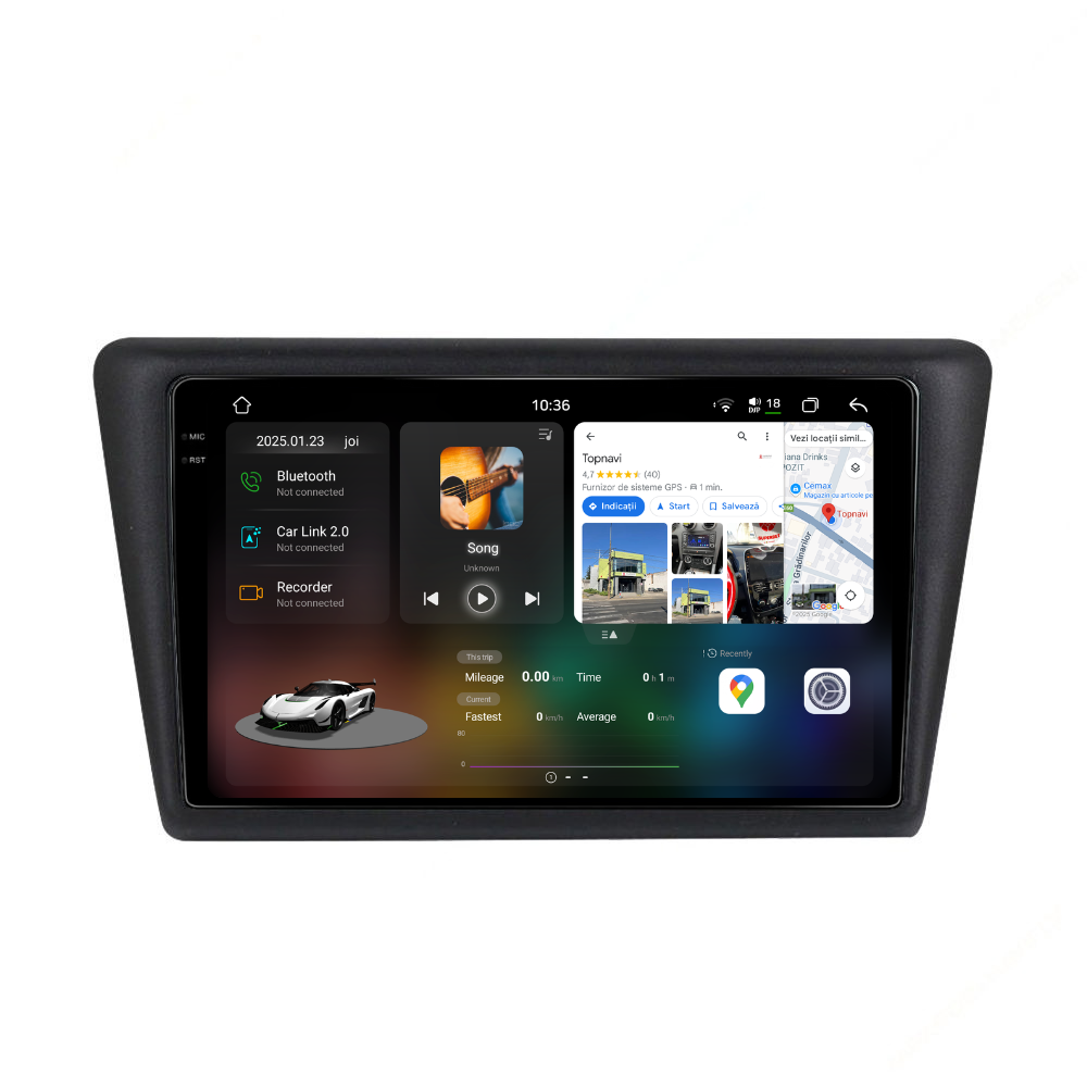 Navigatie Skoda Rapid (2011-2019), Android, Ecran 9 inch 2K, 12GB RAM 256GB, 8-core [1]