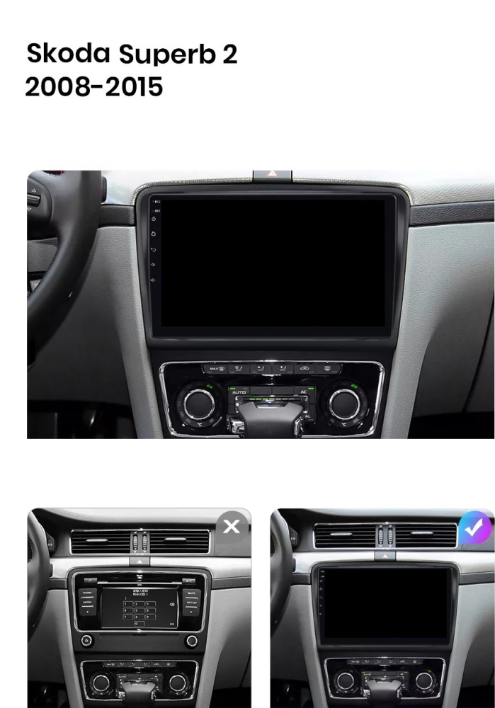 Navigatie Skoda Superb 2 (2008-2015), Android, Ecran 10 inch, 6GB RAM 128GB, 8-core [5]