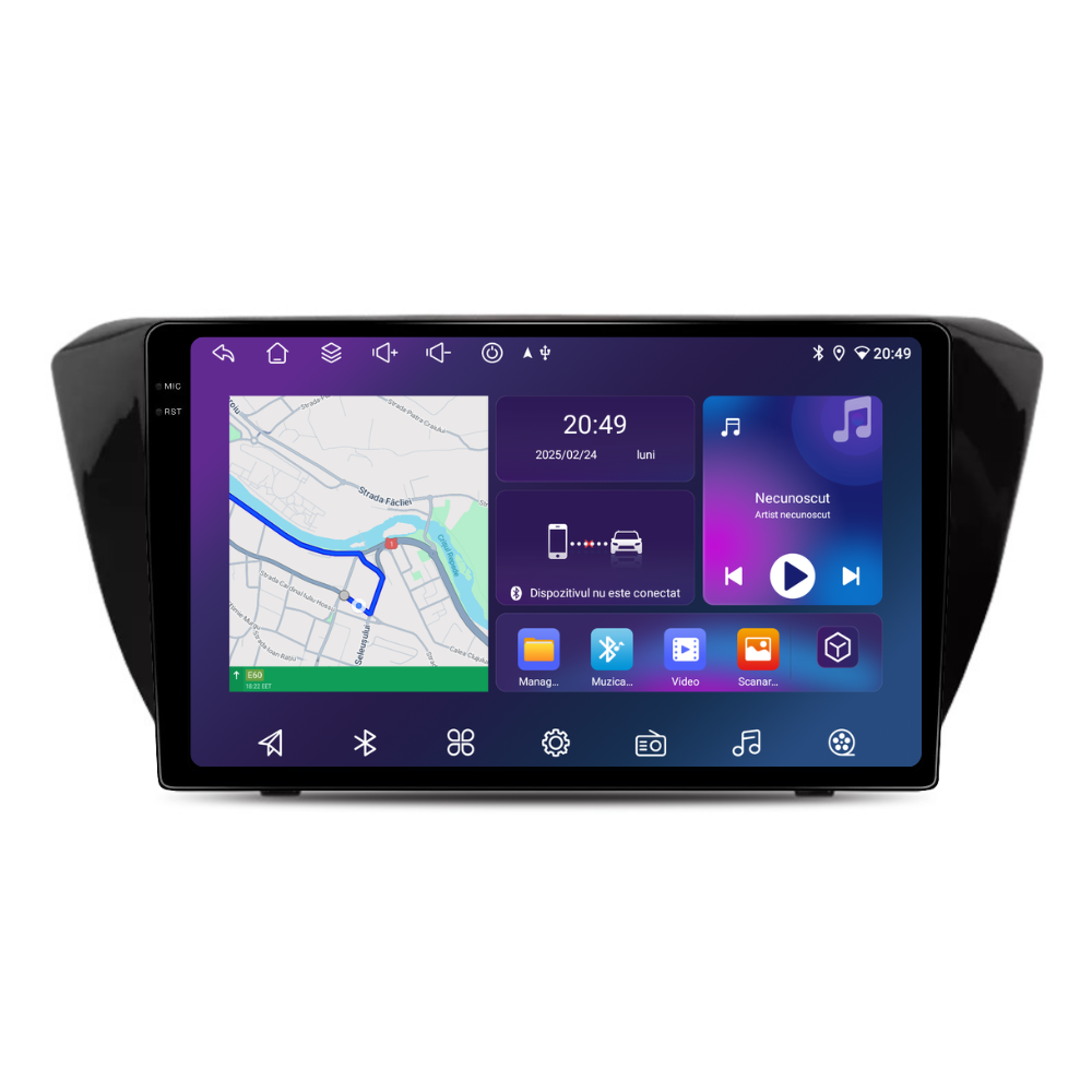Navigatie Skoda Superb 3 (2015-2019), Android, Ecran 10 inch, 6GB RAM 128GB, 8-core [1]
