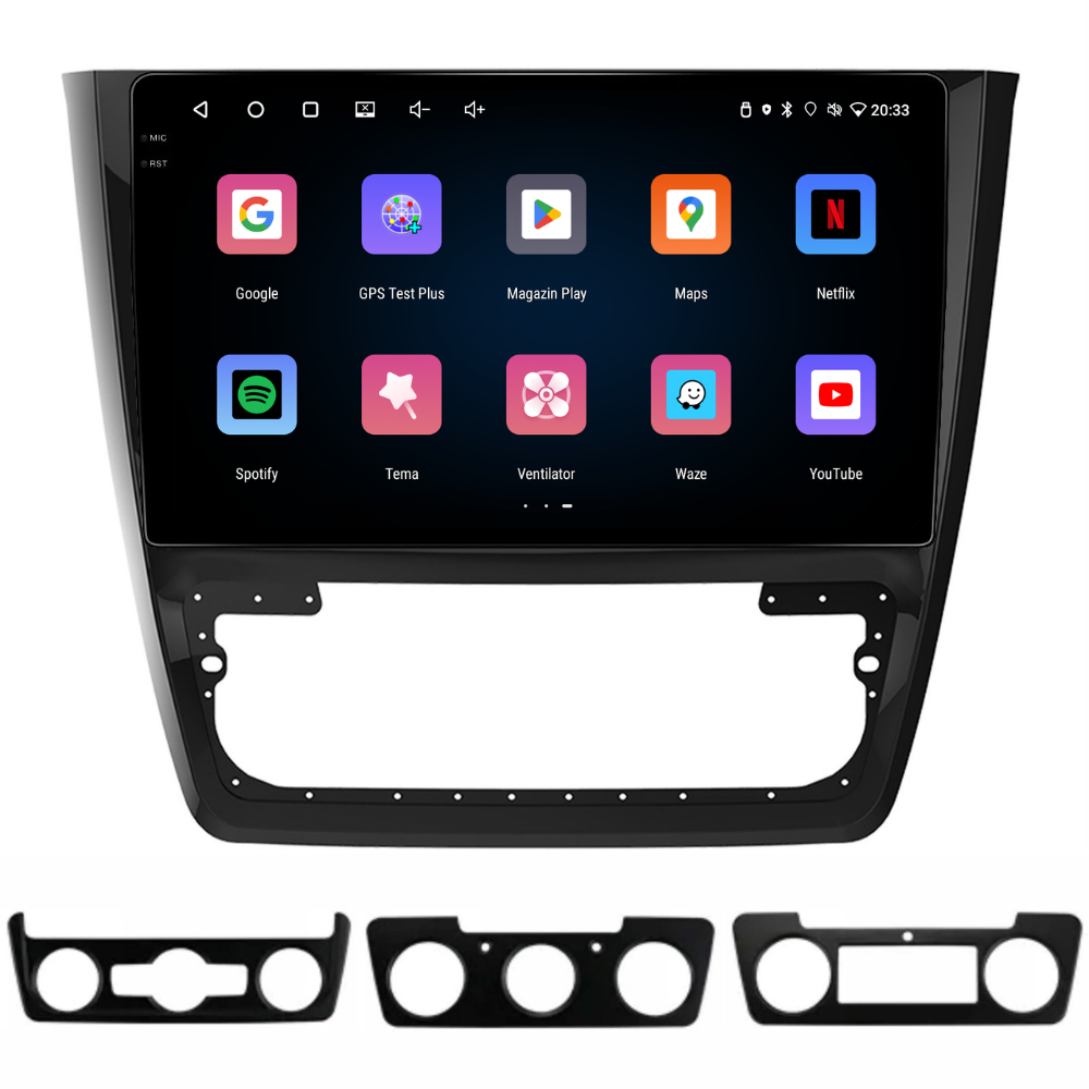 Navigatie Skoda Yeti (2009-2014), Android, Ecran 10 inch, 4GB RAM 64GB, 4-core [3]