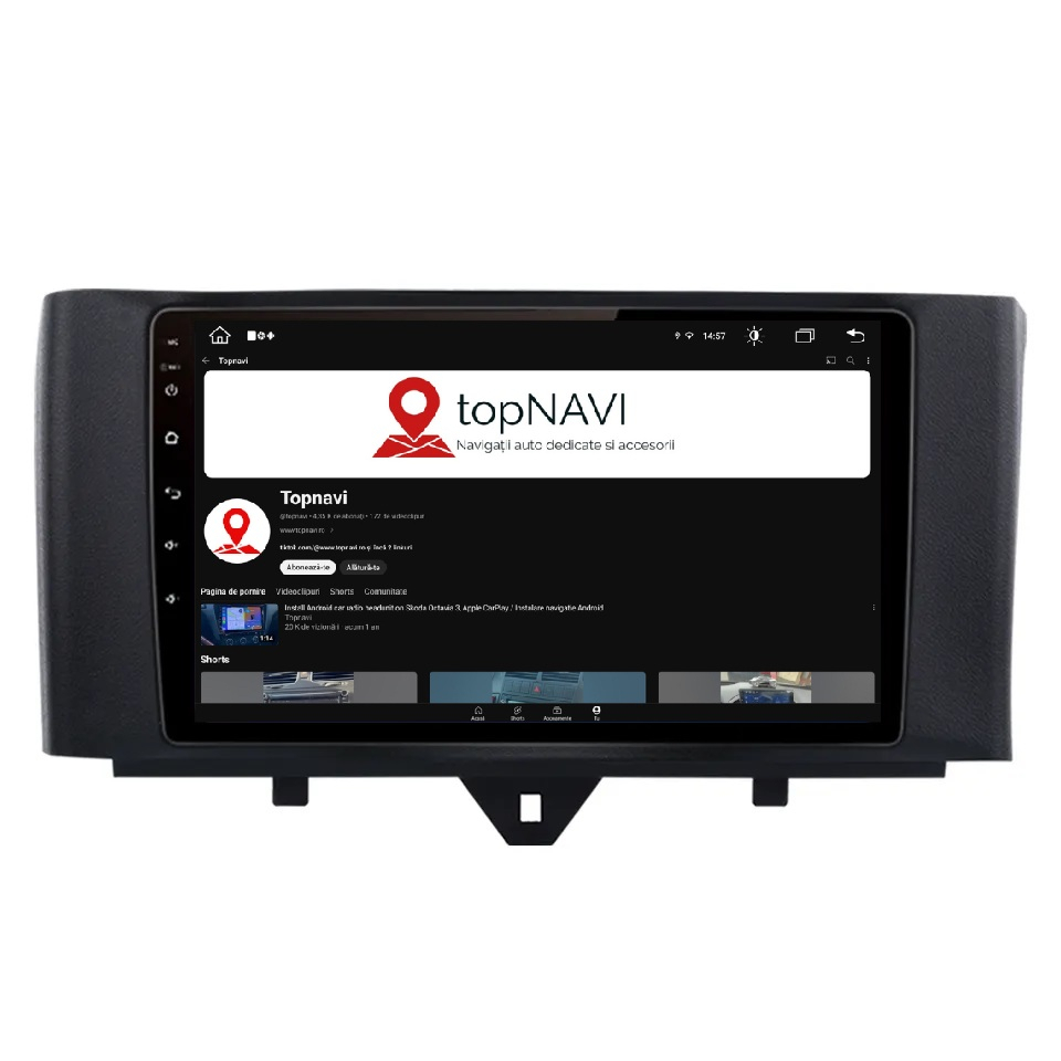 Navigatie Smart For Two / For Four (2010-2015), Ecran 9 inch, 1GB RAM 32GB [2]