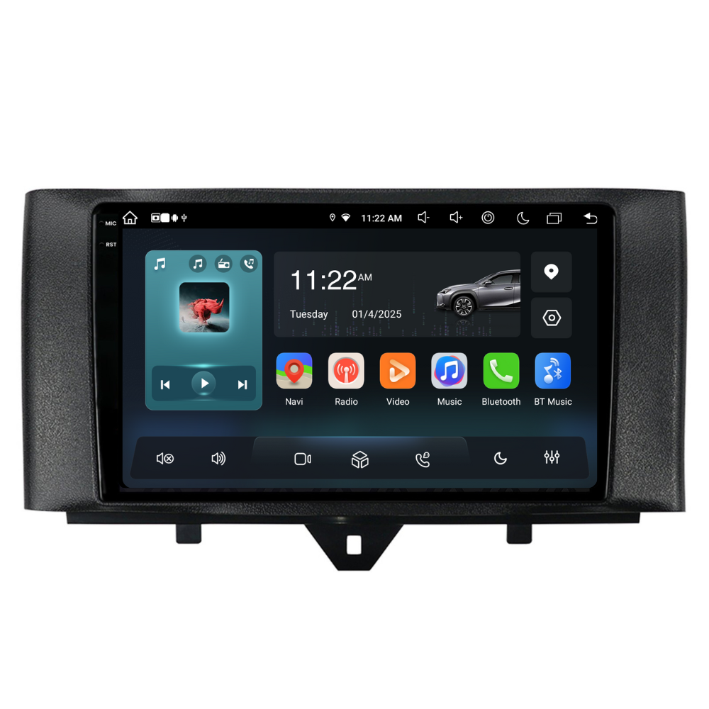 Navigatie Smart For Two / For Four (2010-2015), Ecran 9 inch, 8GB RAM 256GB, 8-core [4]