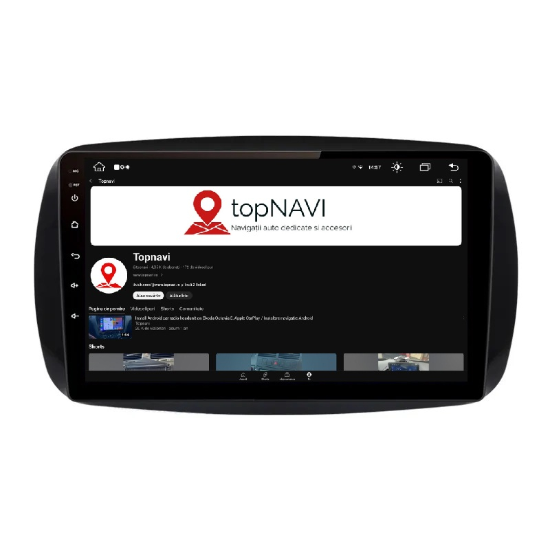 Navigatie Smart For Two / For Four (2016-2019), Ecran 9 inch, 1GB RAM 32GB [2]