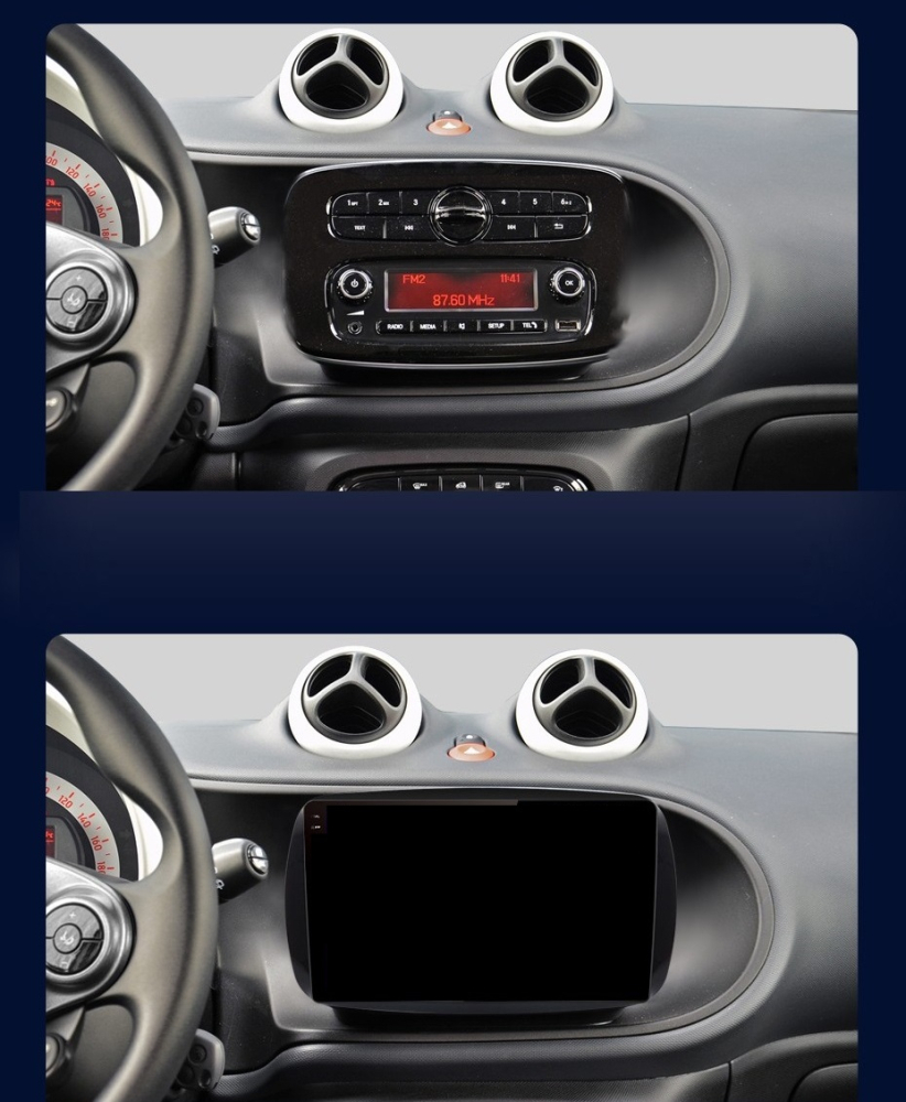 Navigatie Smart For Two / For Four (2016-2019), Ecran 9 inch, 2GB RAM 32GB [6]