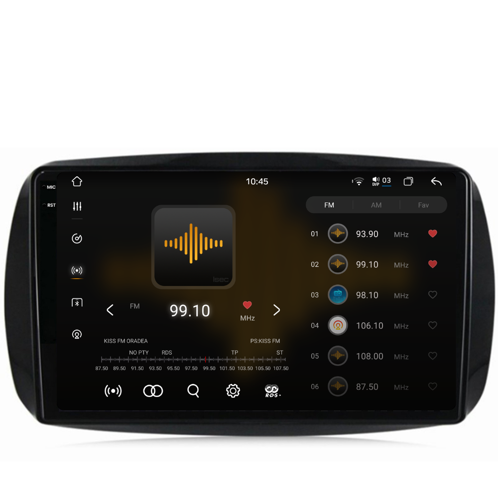 Navigatie Smart For Two / For Four (2016-2019), Ecran 9 inch 2K, 12GB RAM 256GB, 8-core [2]