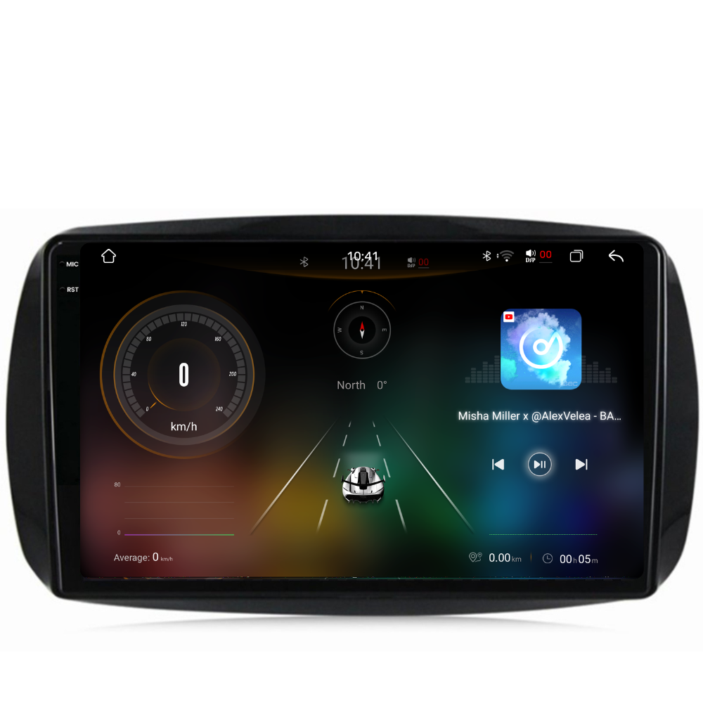 Navigatie Smart For Two / For Four (2016-2019), Ecran 9 inch 2K, 12GB RAM 256GB, 8-core [3]