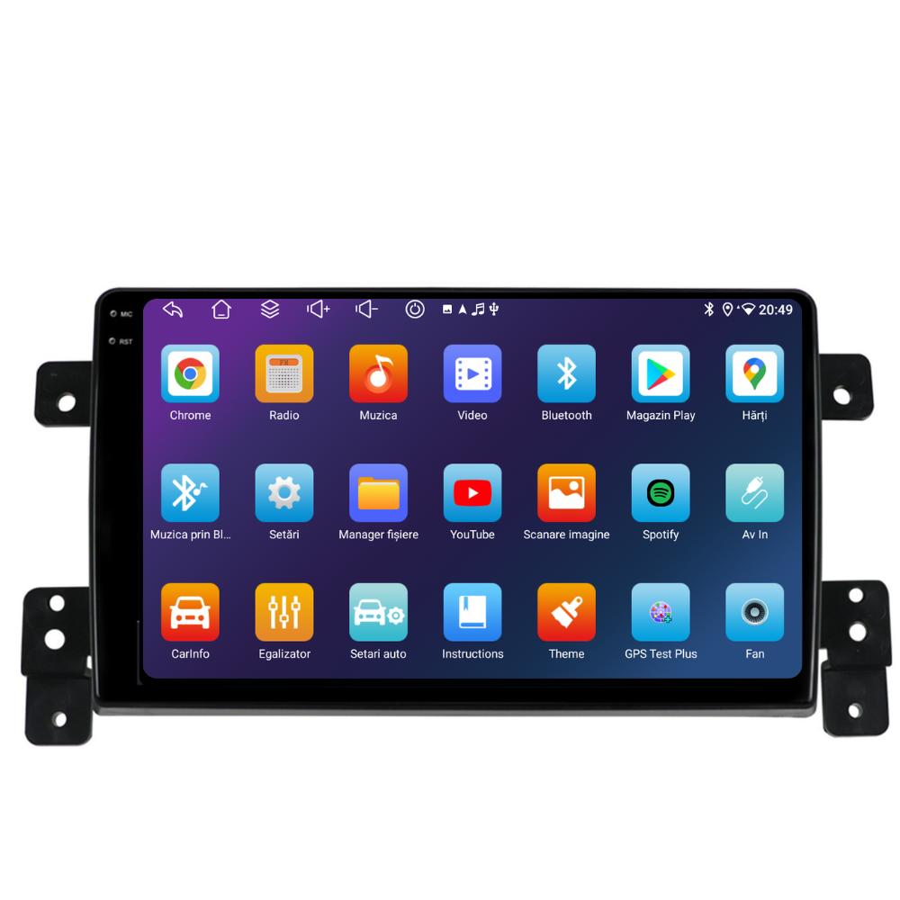 Navigatie Suzuki Grand Vitara 3 (2005-2015), Ecran 9 inch, 4GB RAM 64GB, 8-core [5]