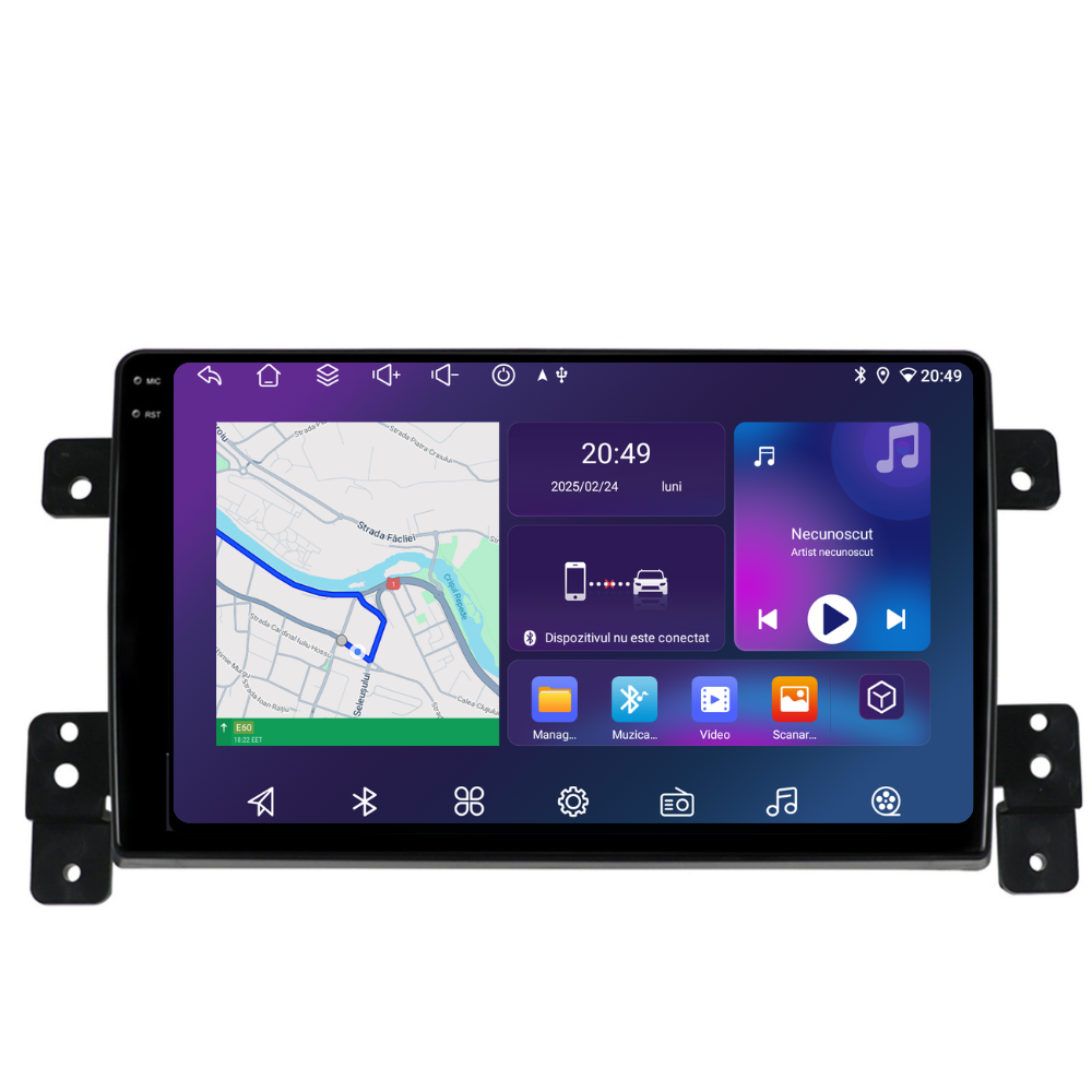 Navigatie Suzuki Grand Vitara 3 (2005-2015), Ecran 9 inch, 4GB RAM 64GB, 8-core [6]