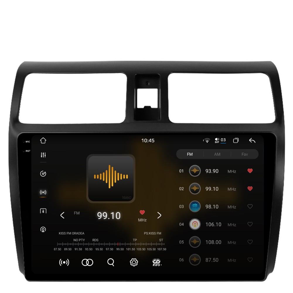 Navigatie Suzuki Swift (2003-2013), Ecran 10 inch 2K, 12GB RAM 256GB, 8-core [2]