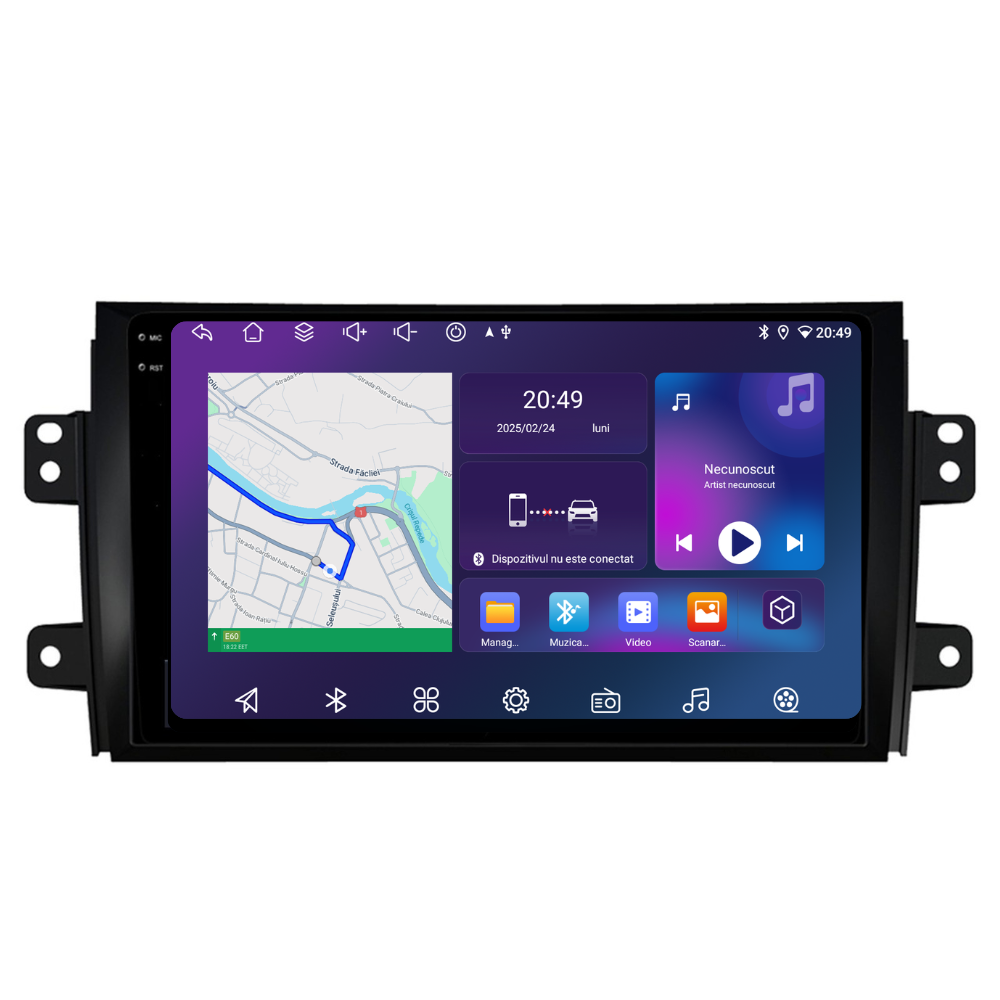 Navigatie Suzuki SX4 (2006-2014), Ecran 9 inch, 4GB RAM 64GB, 8-core [6]