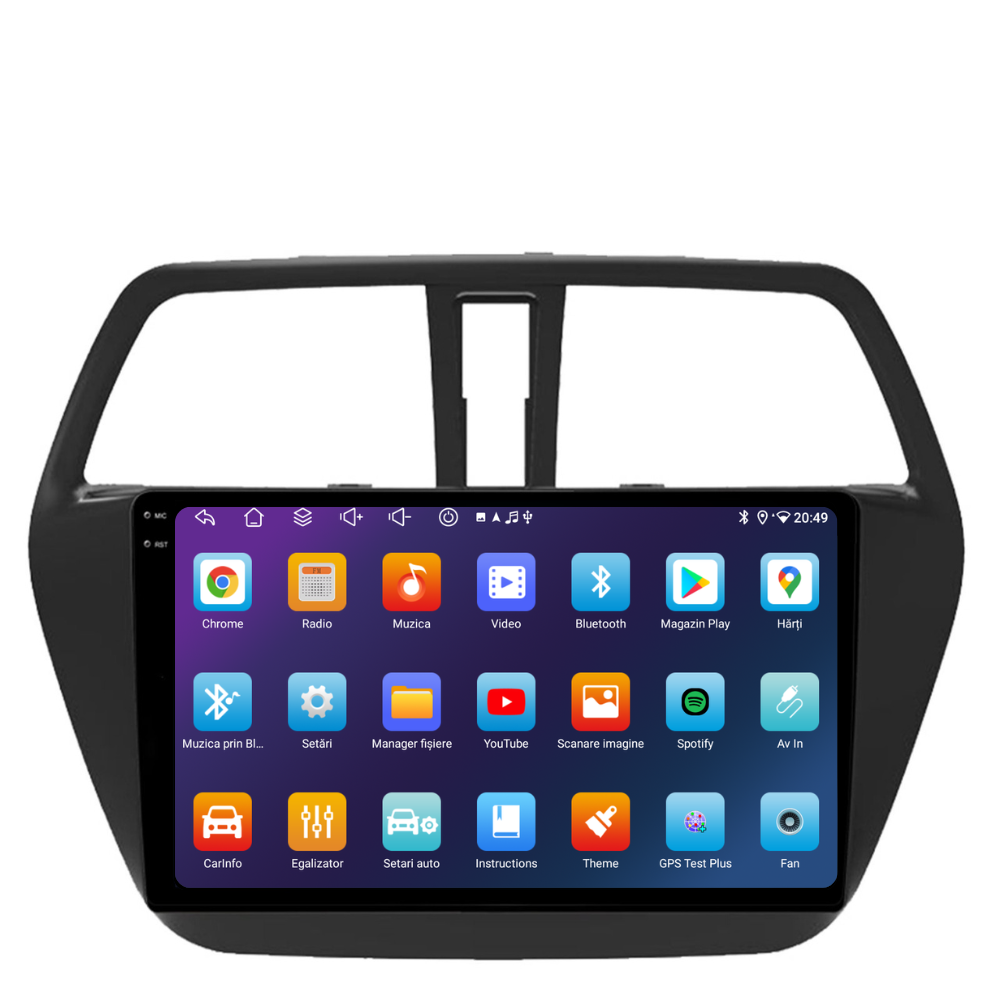 Navigatie Suzuki SX4 Cross (2012-2017), Ecran 9 inch, 4GB RAM 64GB, 8-core [4]