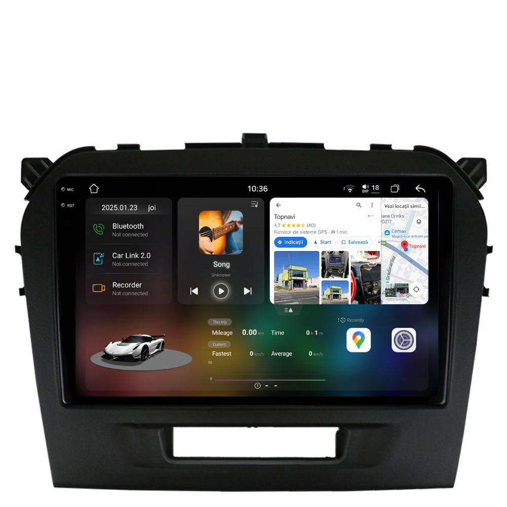 Navigatie Suzuki Vitara (2015-2018), Ecran 9 inch 2K, 12GB RAM 256GB, 8-core [1]
