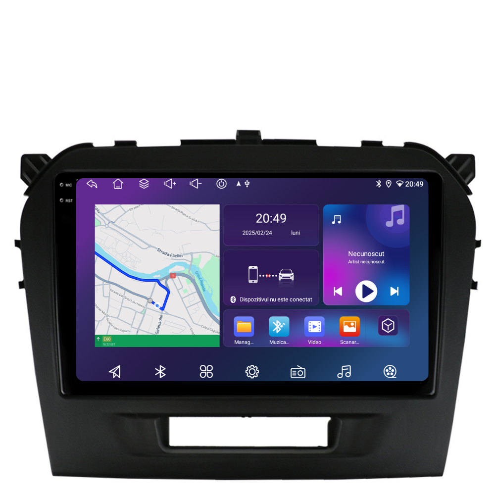 Navigatie Suzuki Vitara (2015-2018), Ecran 9 inch, 6GB RAM 128GB, 8-core [1]