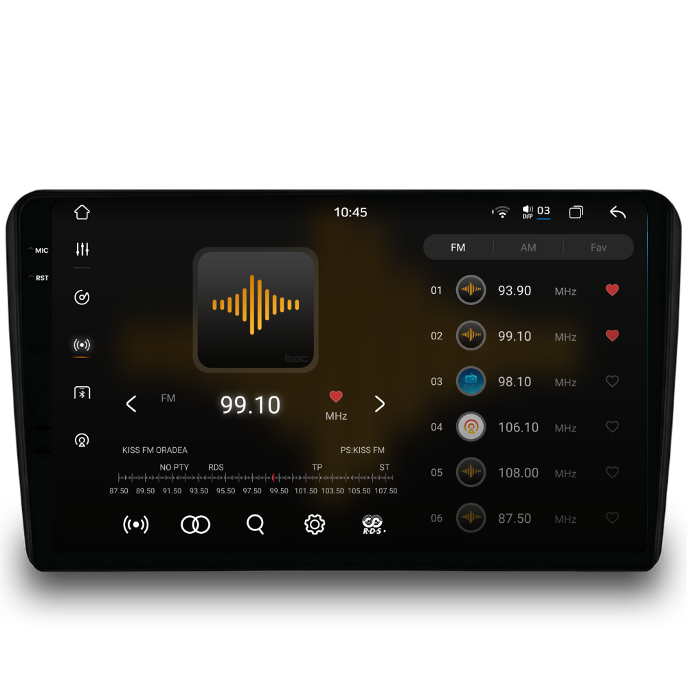 Navigatie Toyota Auris (2006-2012), Android, Ecran 9 inch 2K, 12GB RAM 256GB, 8-core [3]