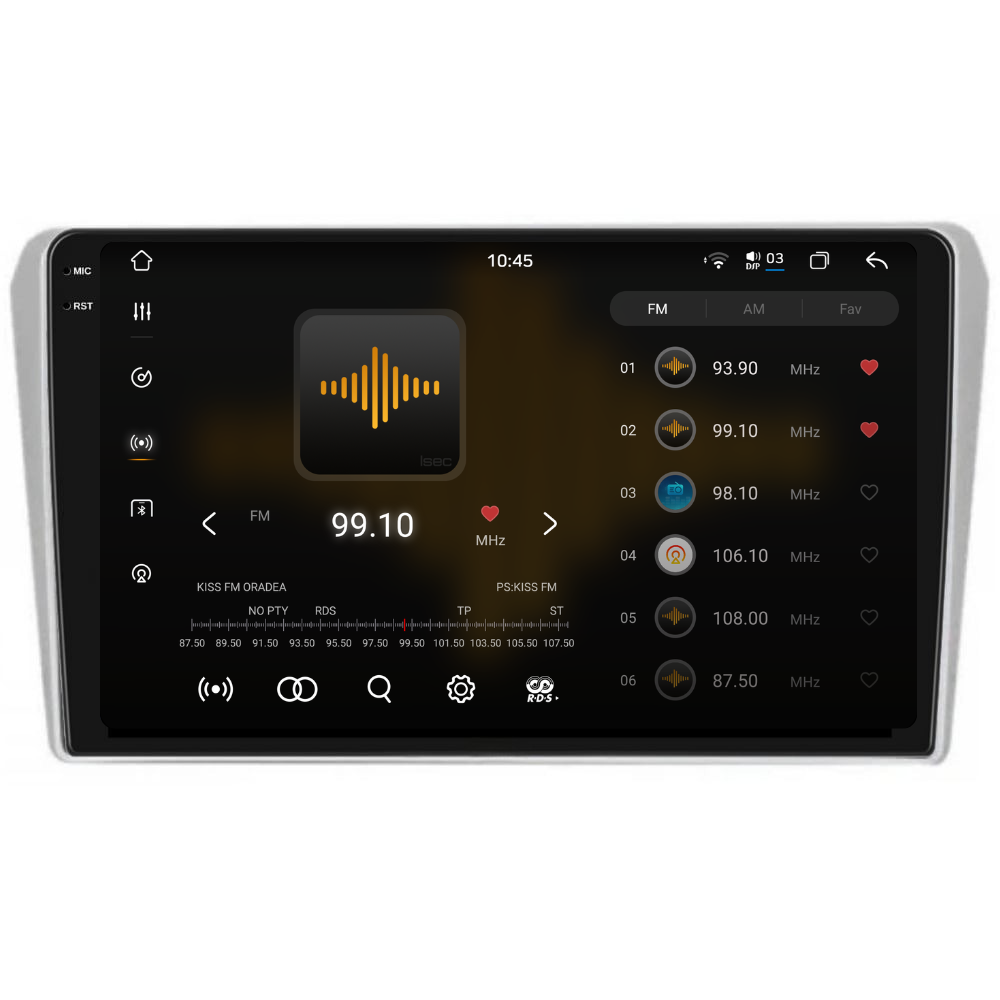 Navigatie Toyota Avensis (2002-2008), Android, Ecran 9 inch 2K, 12GB RAM 256GB, 8-core [2]
