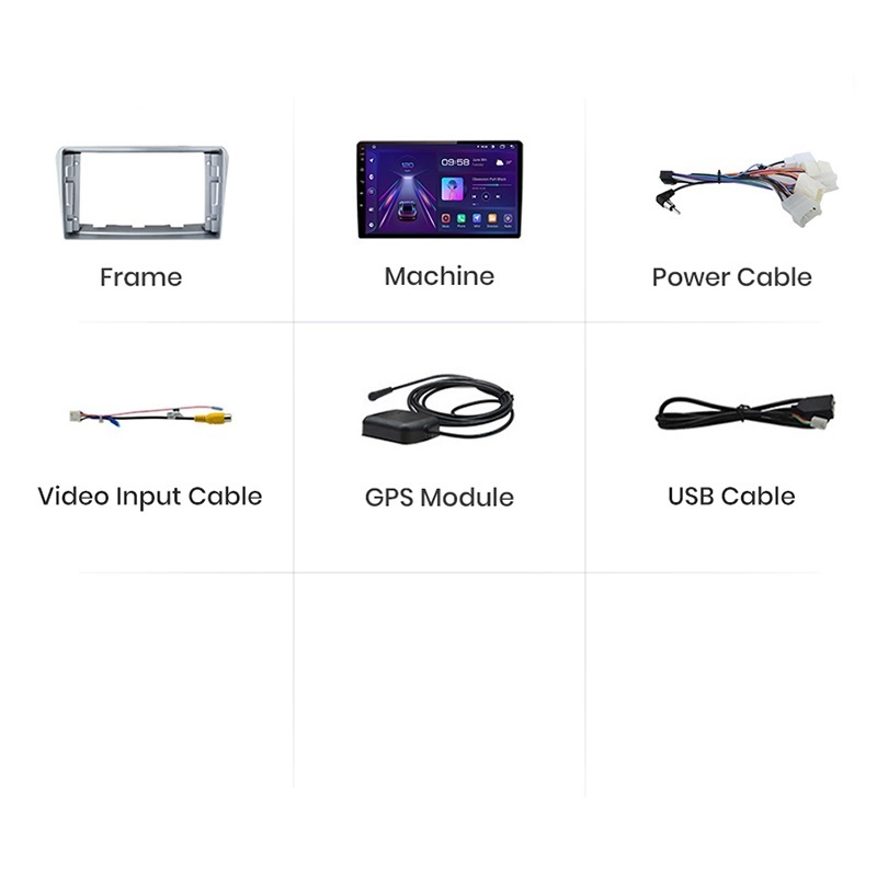 Navigatie Toyota Avensis (2002-2008), Ecran 9 inch, 1GB RAM 32GB [8]