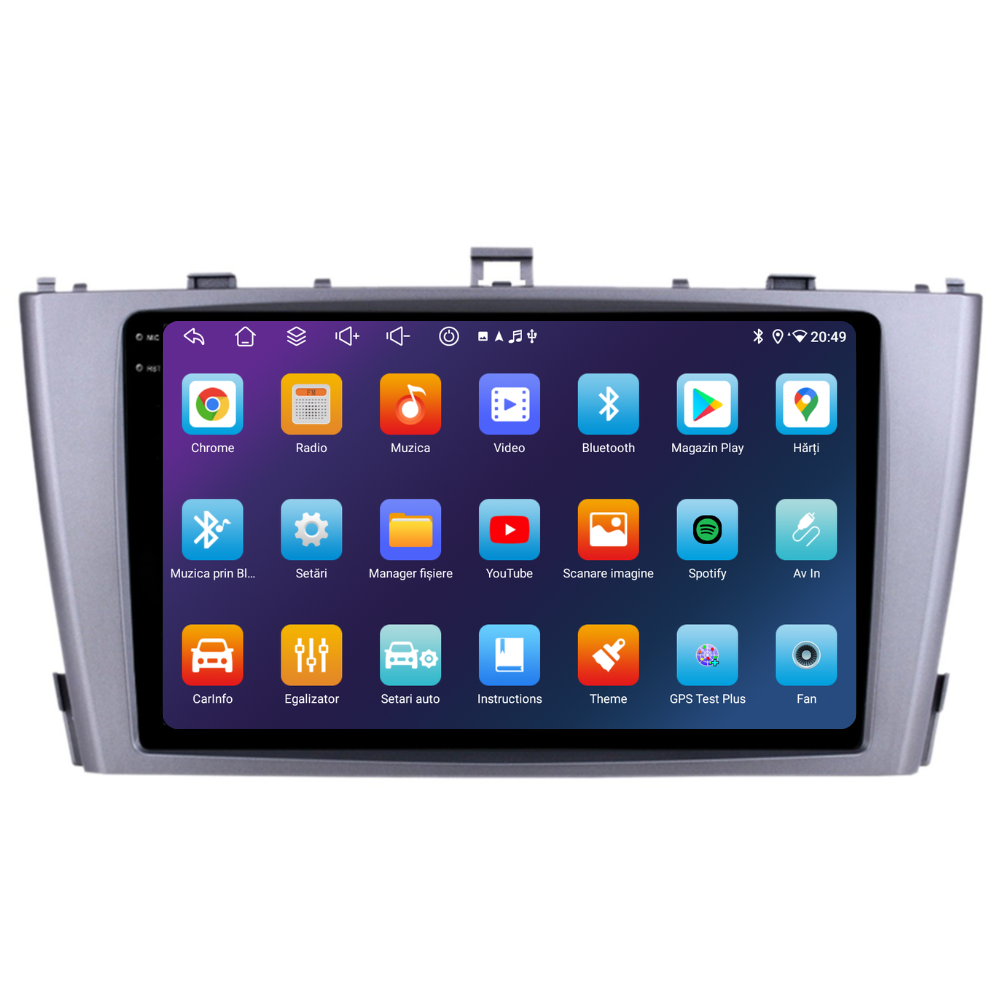 Navigatie Toyota Avensis (2008-2015), Ecran 9 inch, 6GB RAM 128GB, 8-core [4]