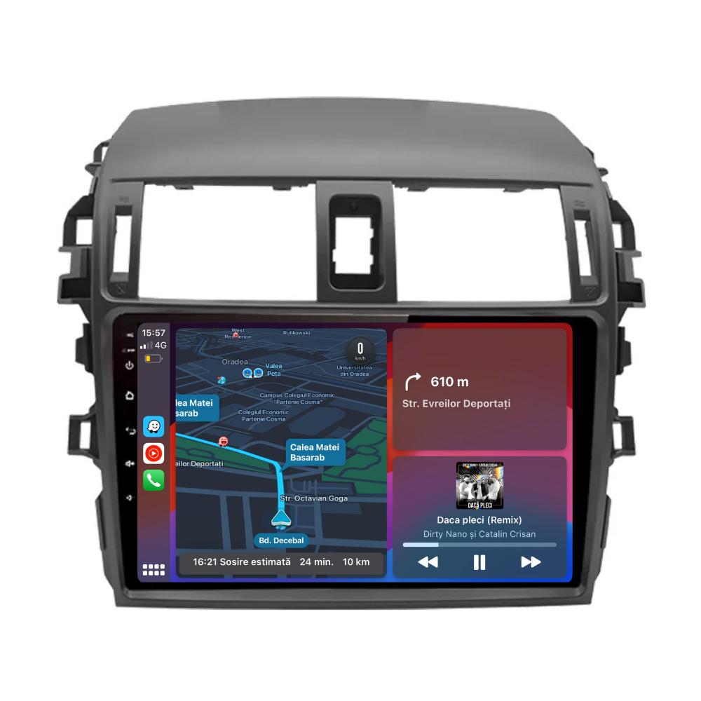 Navigatie Toyota Corolla (2006-2013), Ecran 9 inch, 1GB RAM 32GB [1]