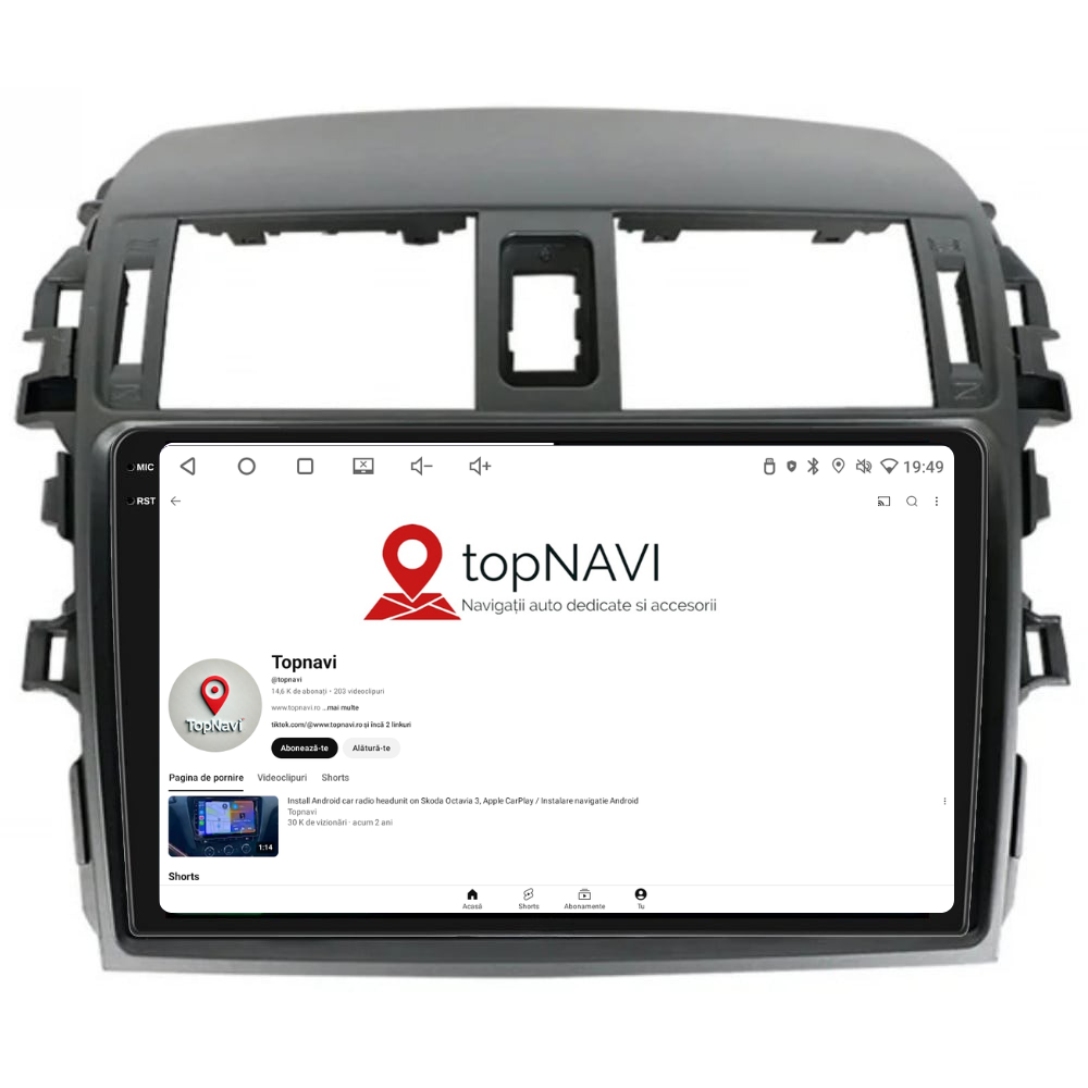 Navigatie Toyota Corolla (2006-2013), Ecran 9 inch, 2GB RAM 32GB [2]