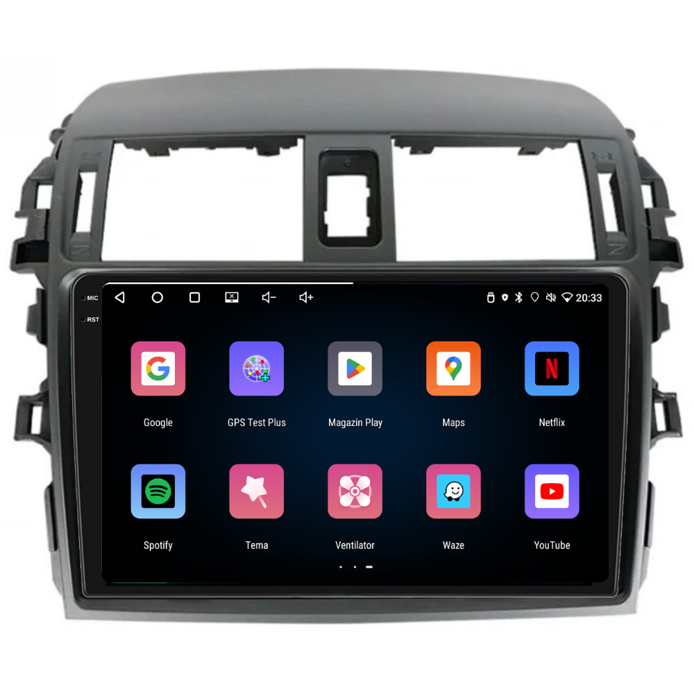 Navigatie Toyota Corolla (2006-2013), Ecran 9 inch, 4GB RAM 64GB, 4-core [4]