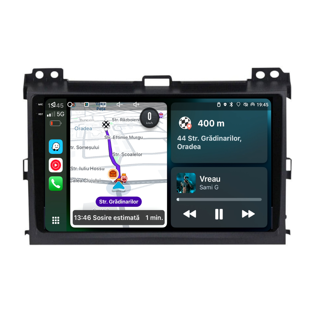 Navigatie Toyota Land Cruiser prado J120 (2004-2009), Ecran 9 inch, 1GB RAM 32GB [1]